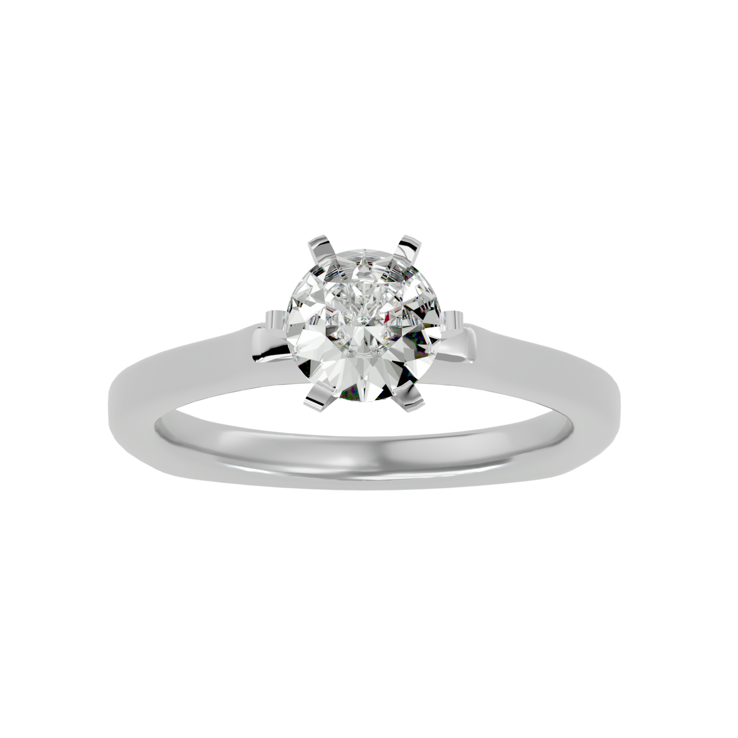 Carolyn Round Solitaire Ring