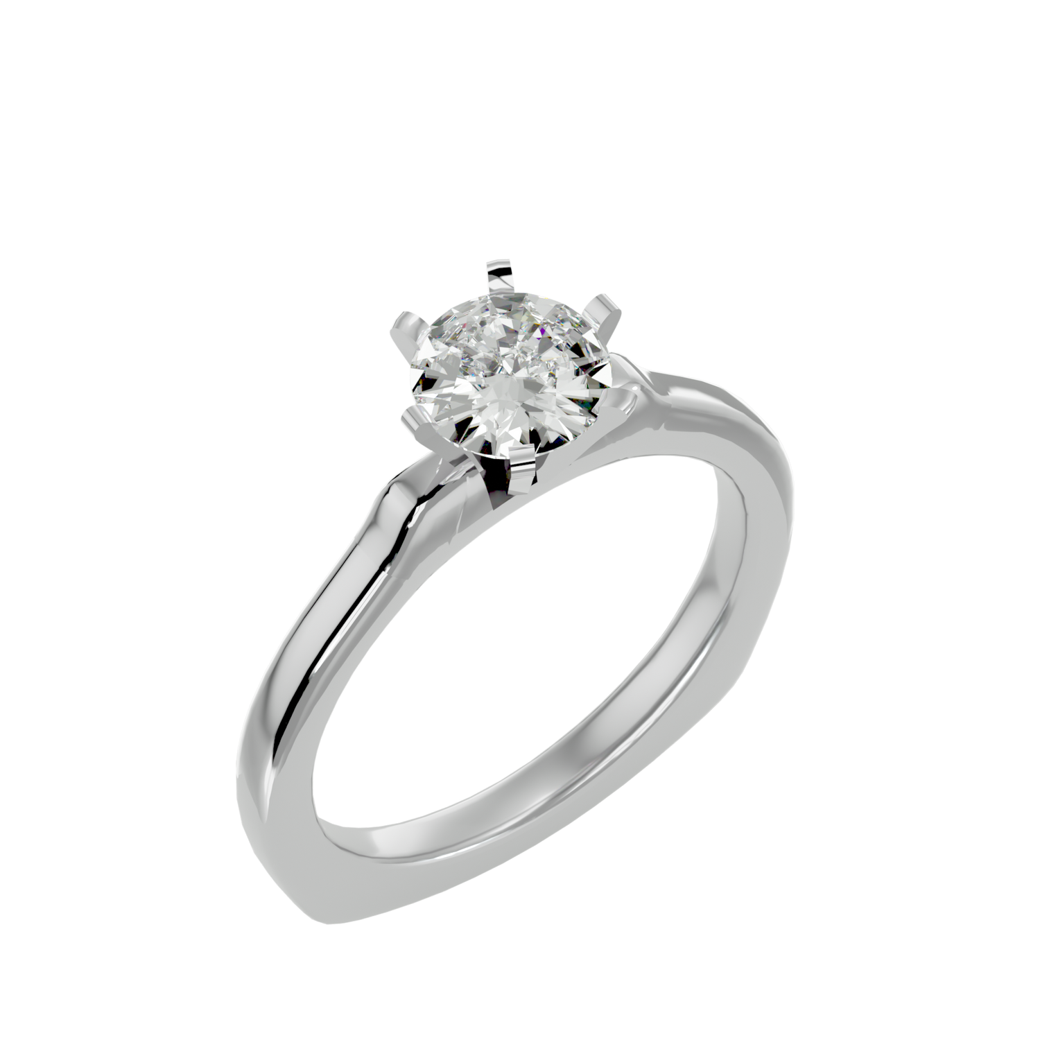 Carolyn Round Solitaire Ring