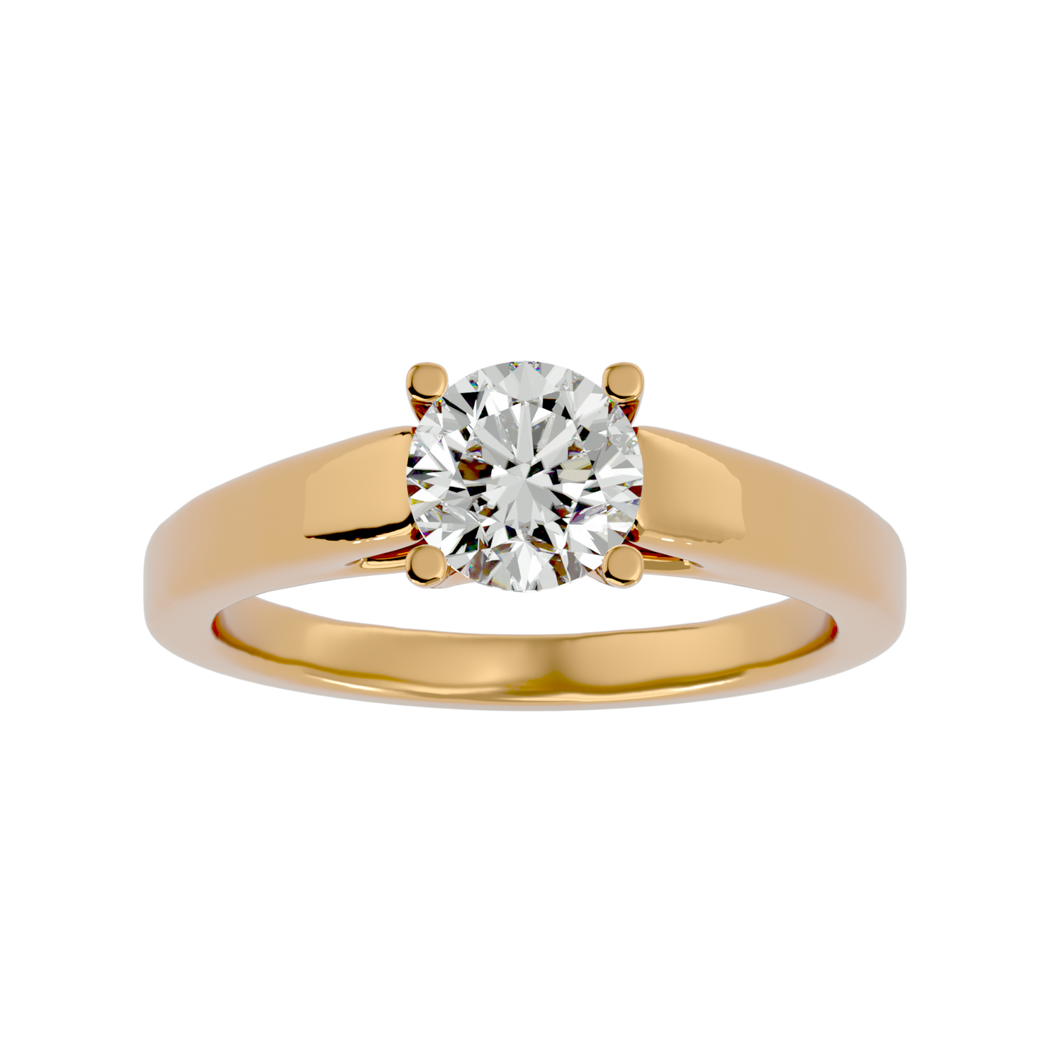 Karter Round Solitaire Ring