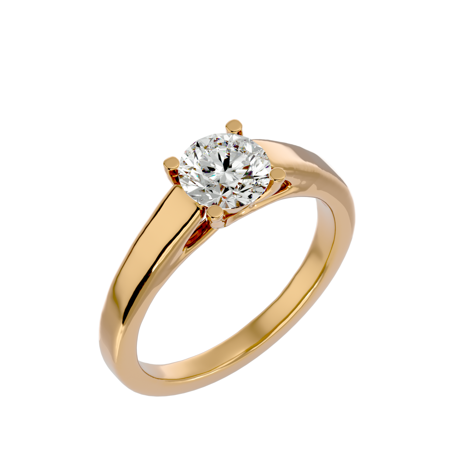 Karter Round Solitaire Ring