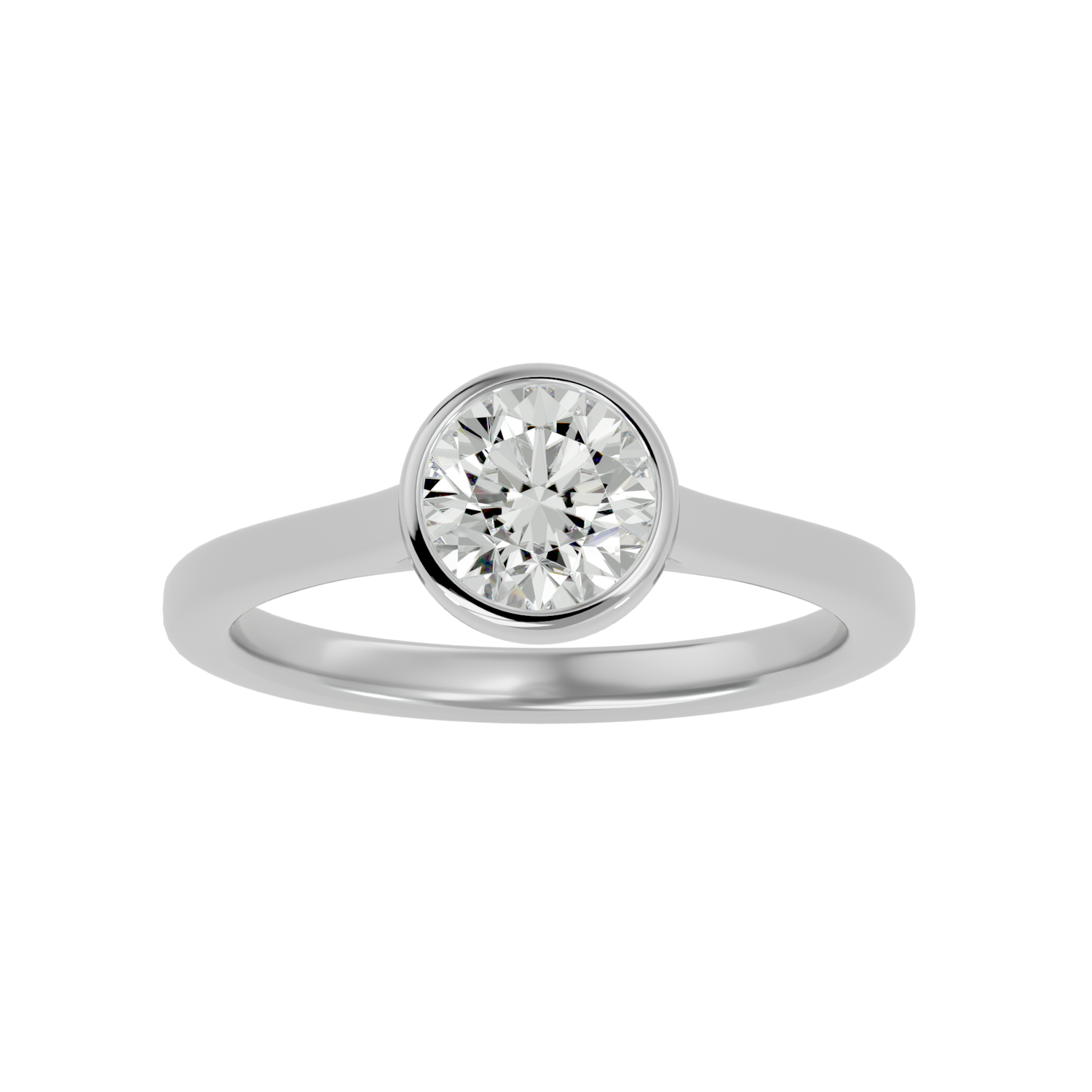 Sky Round Solitaire Ring