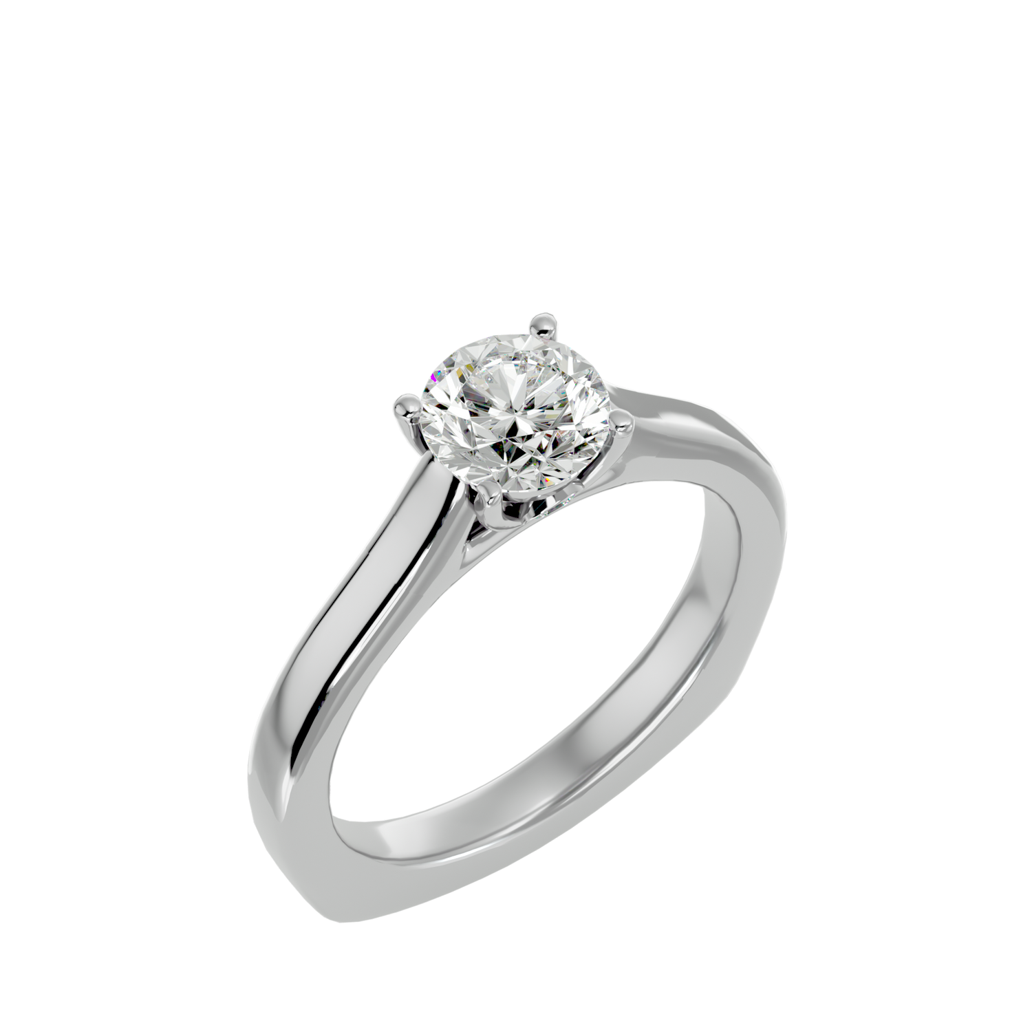 Treasure Round Solitaire Ring