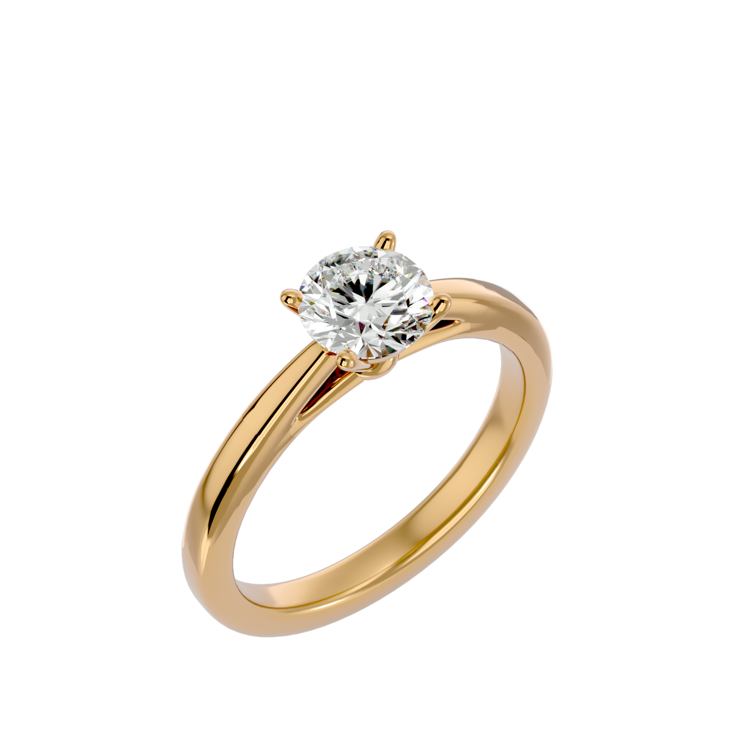 Vienna Round Solitaire Ring