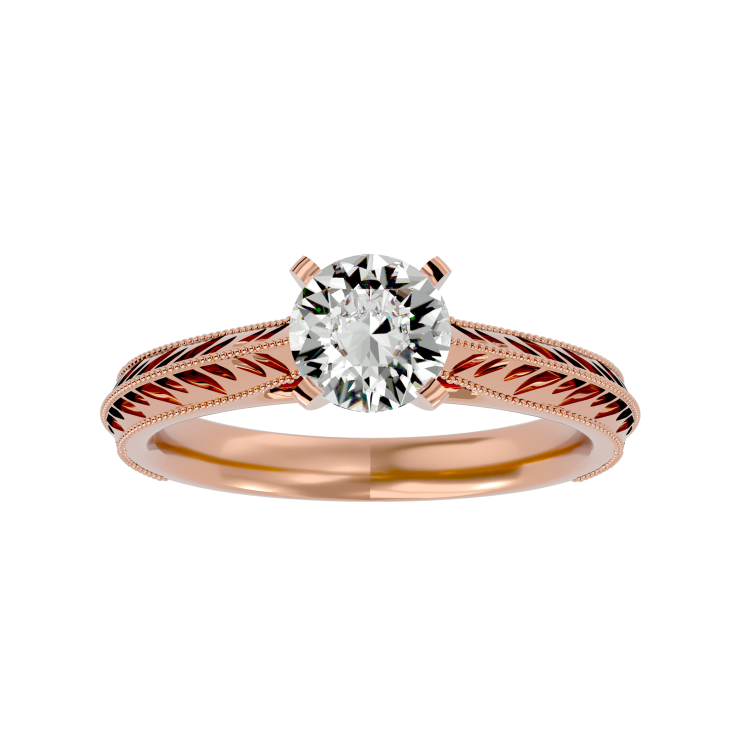 Jewel Round Solitaire Ring