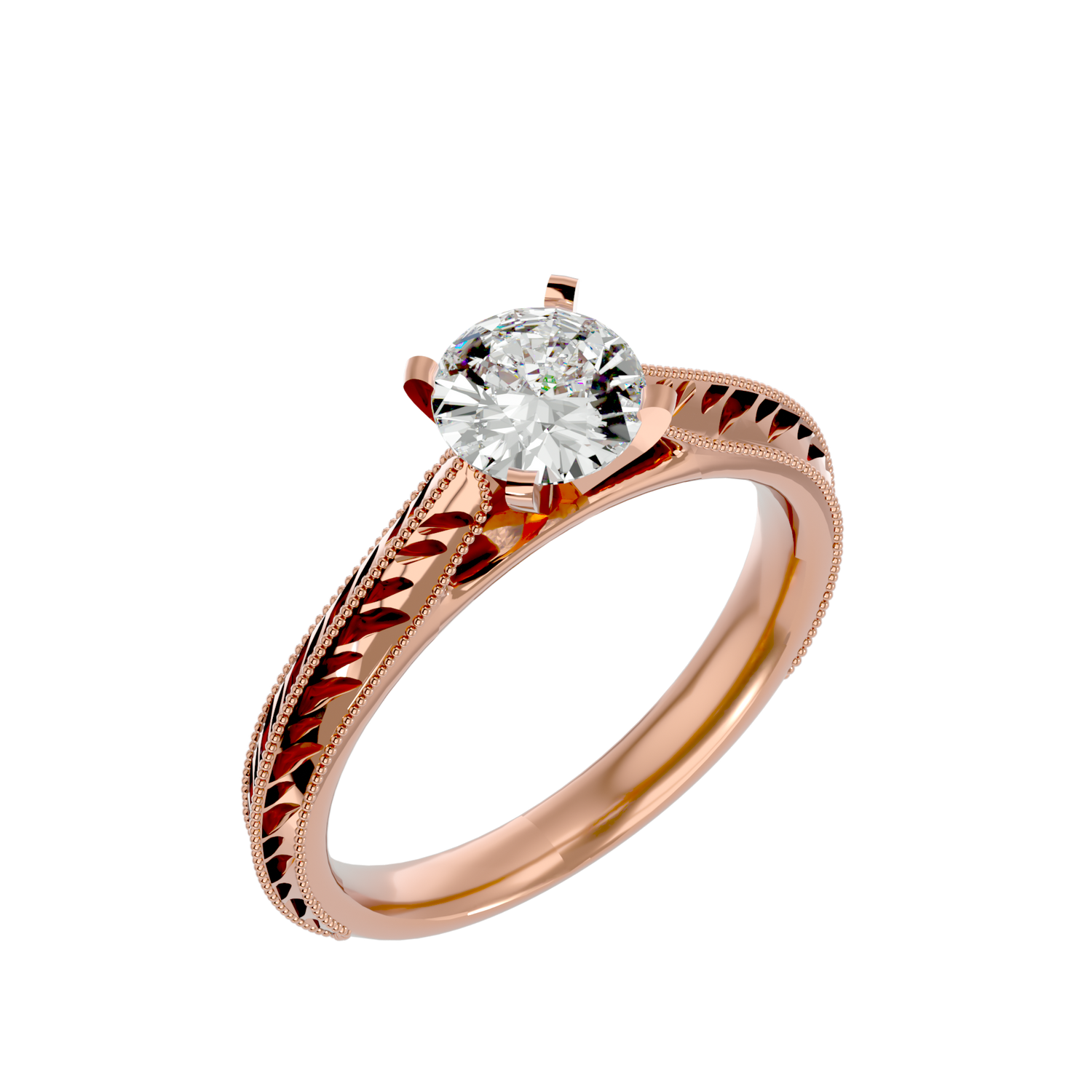 Jewel Round Solitaire Ring