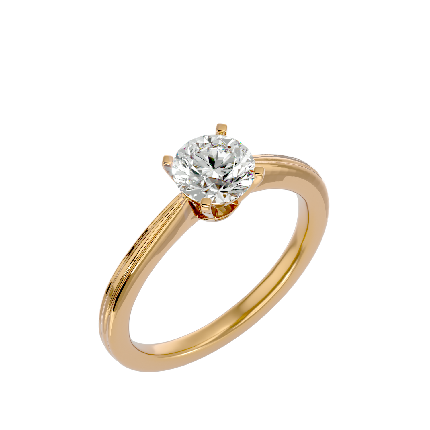 Rivka Round Solitaire Ring