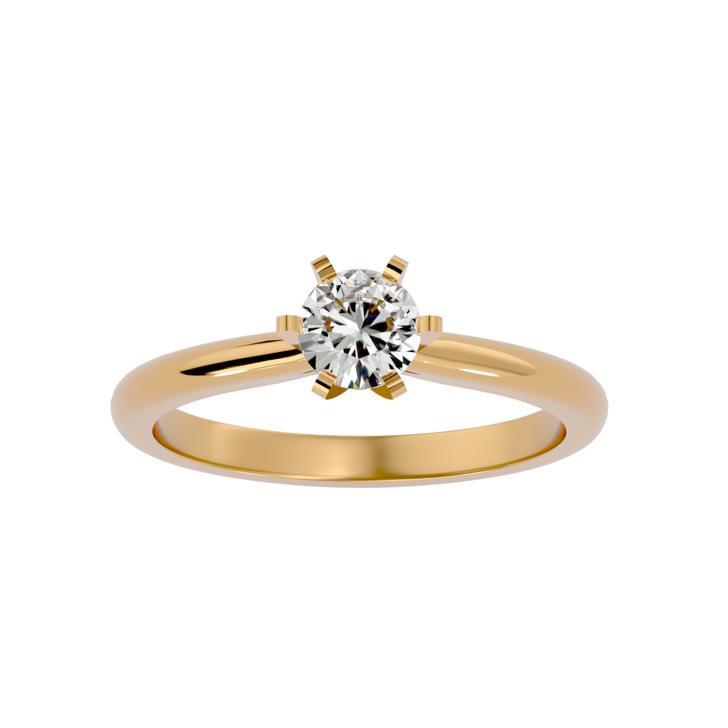 Rosalyn Round Solitaire Ring