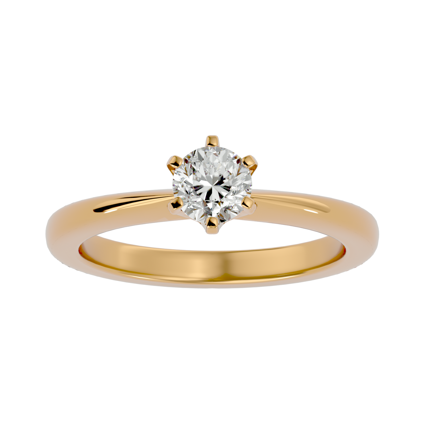 Estrella Round Solitaire Ring