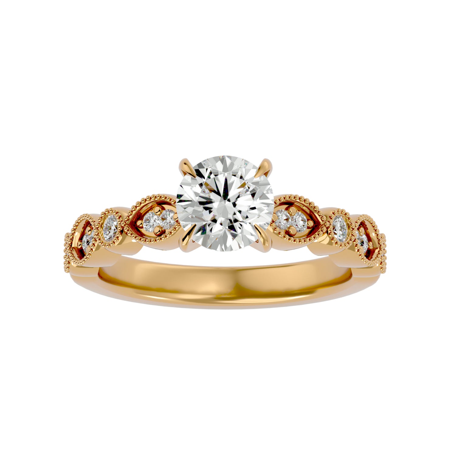 Kendra Round Solitaire Ring