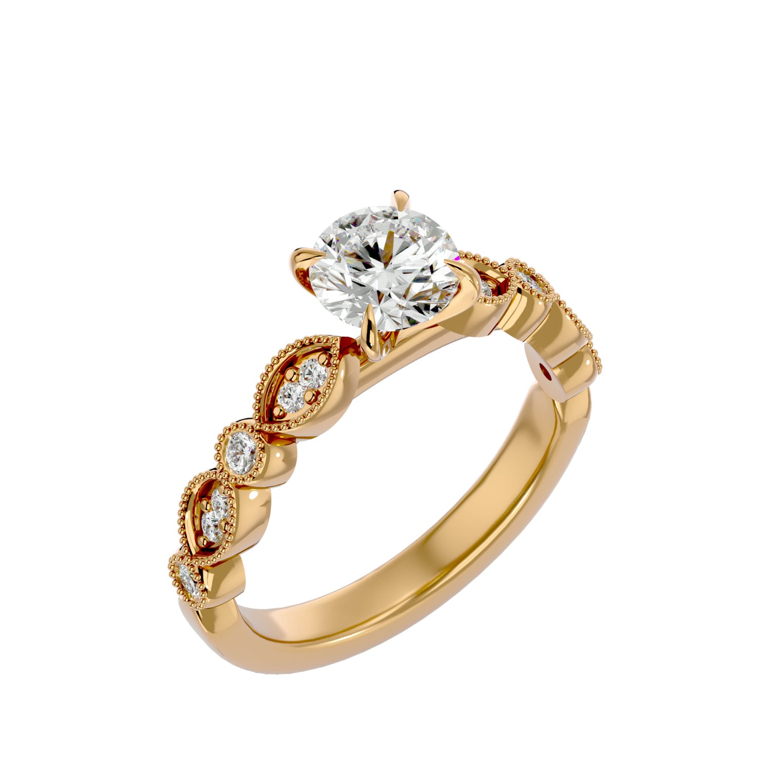 Kendra Round Solitaire Ring