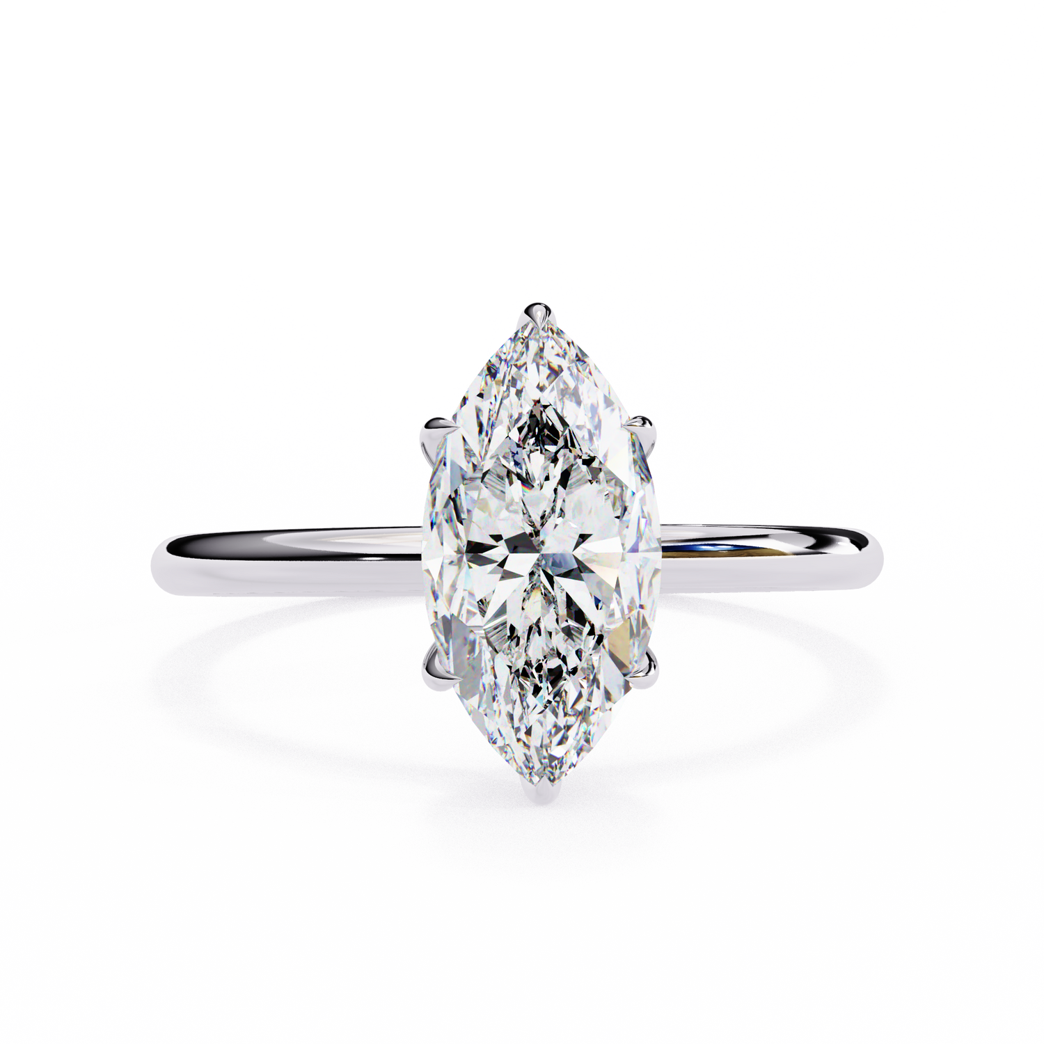 Rayna Marquise Solitaire Ring