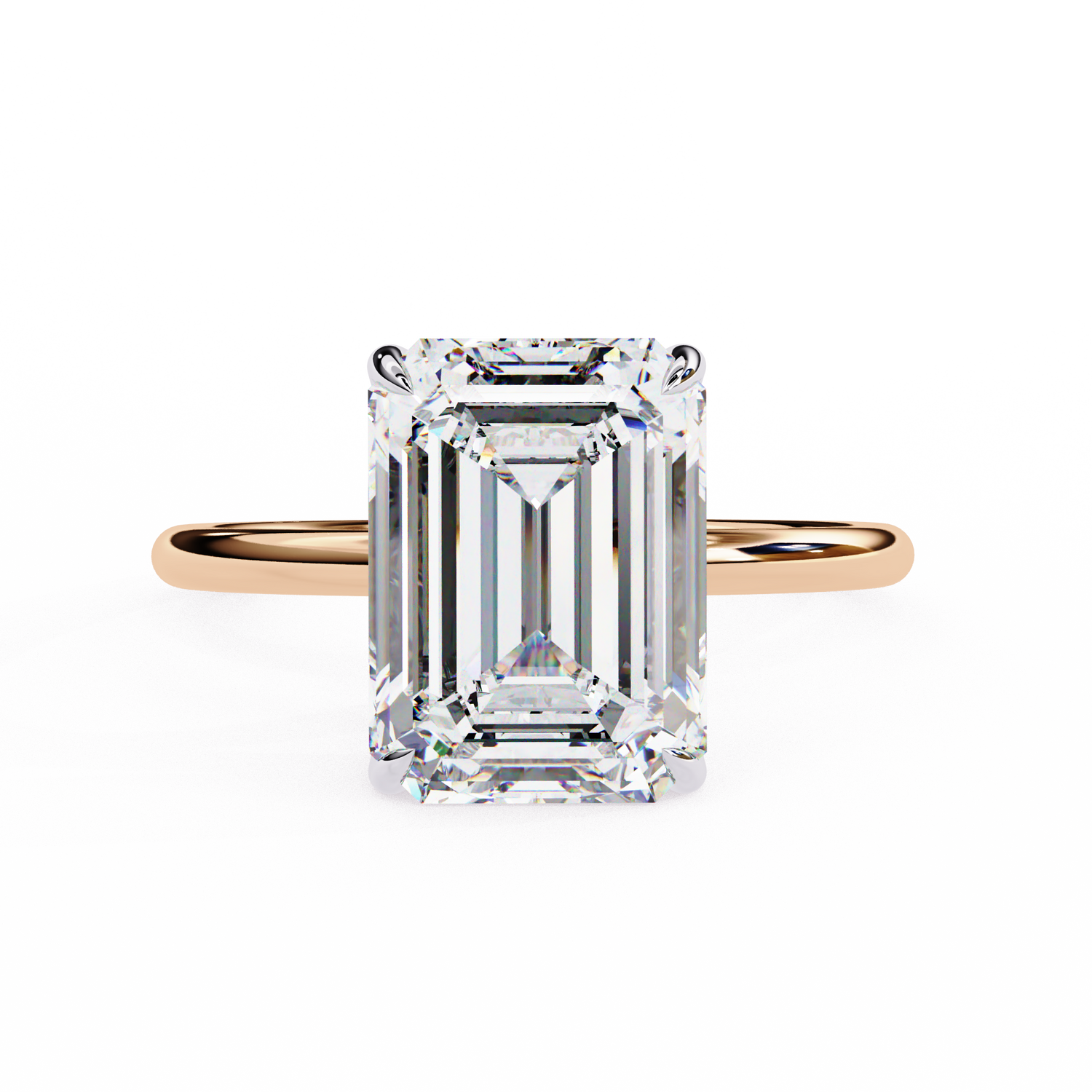 Joelle Emerald Solitaire Ring
