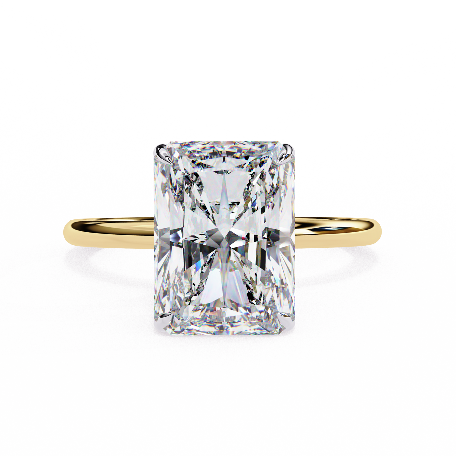 Nalani Radiant Solitaire Ring