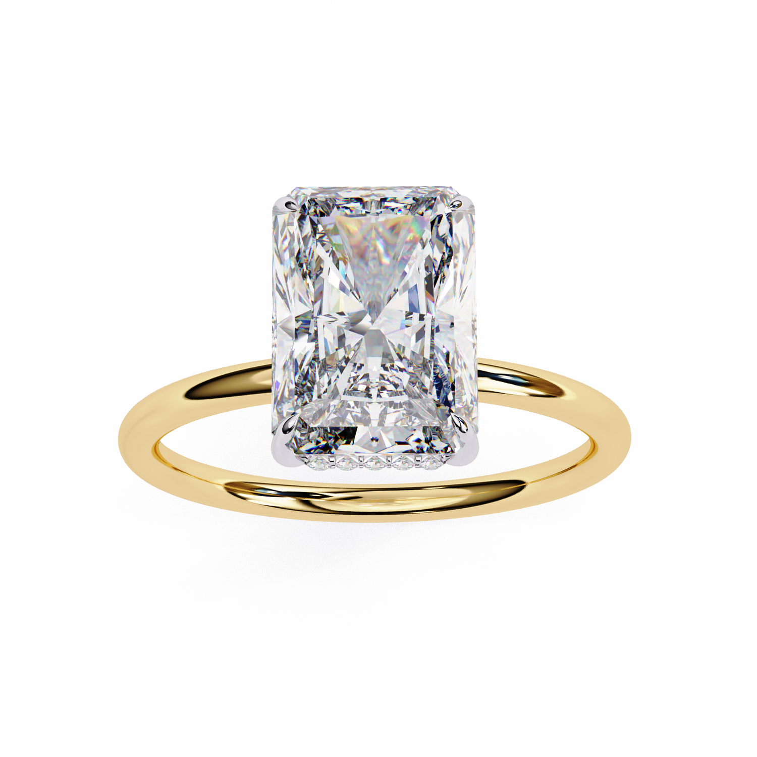 Tatiana Radiant Solitaire Ring