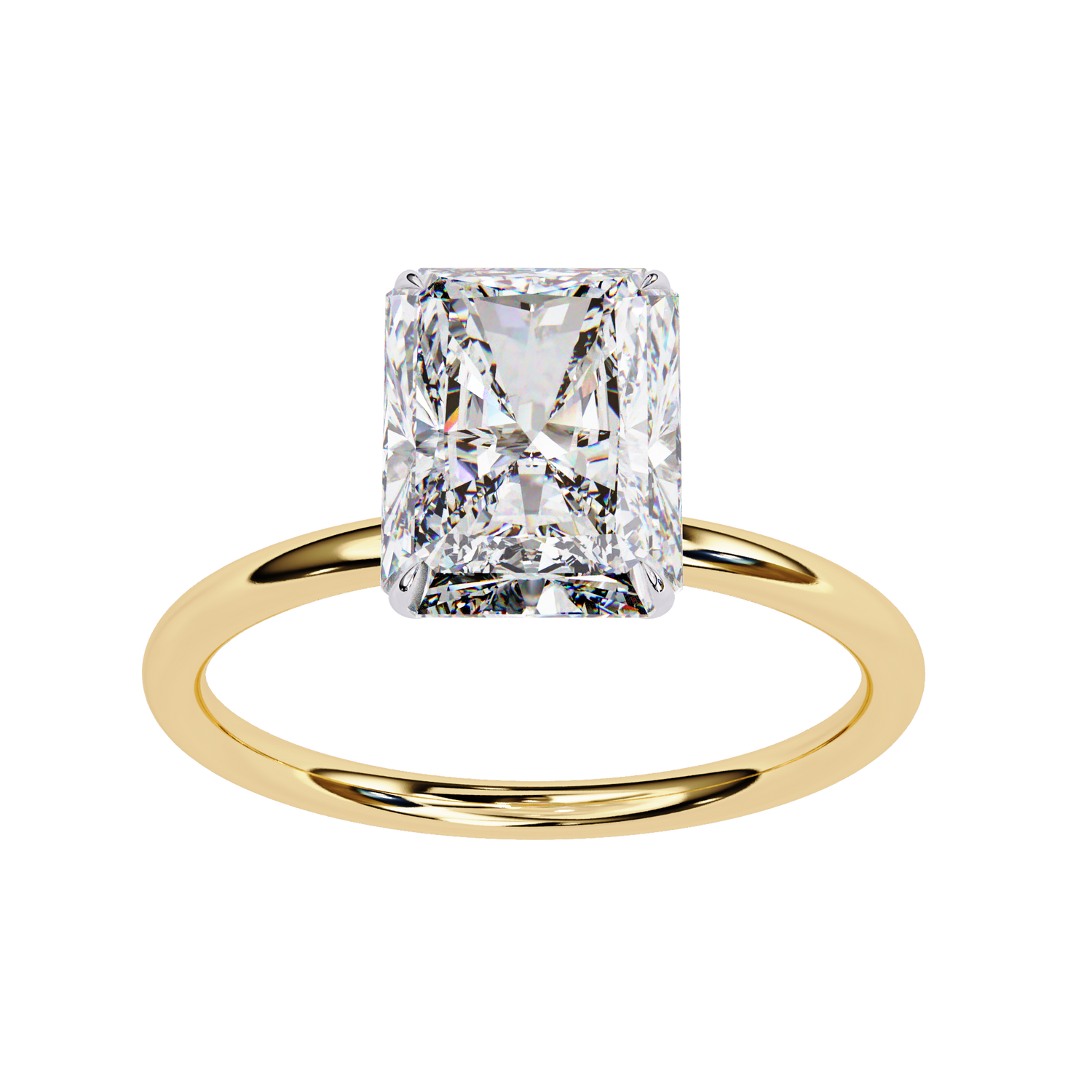Nalani Radiant Solitaire Ring