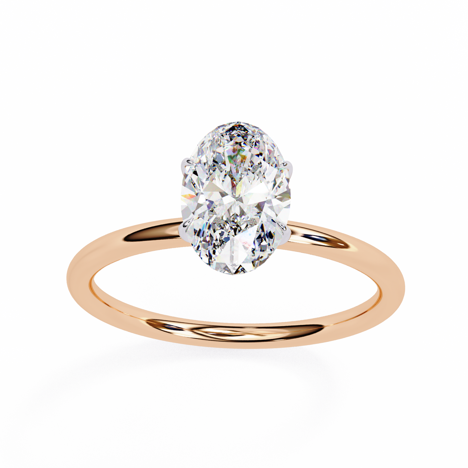 Meghan Oval Solitaire Ring