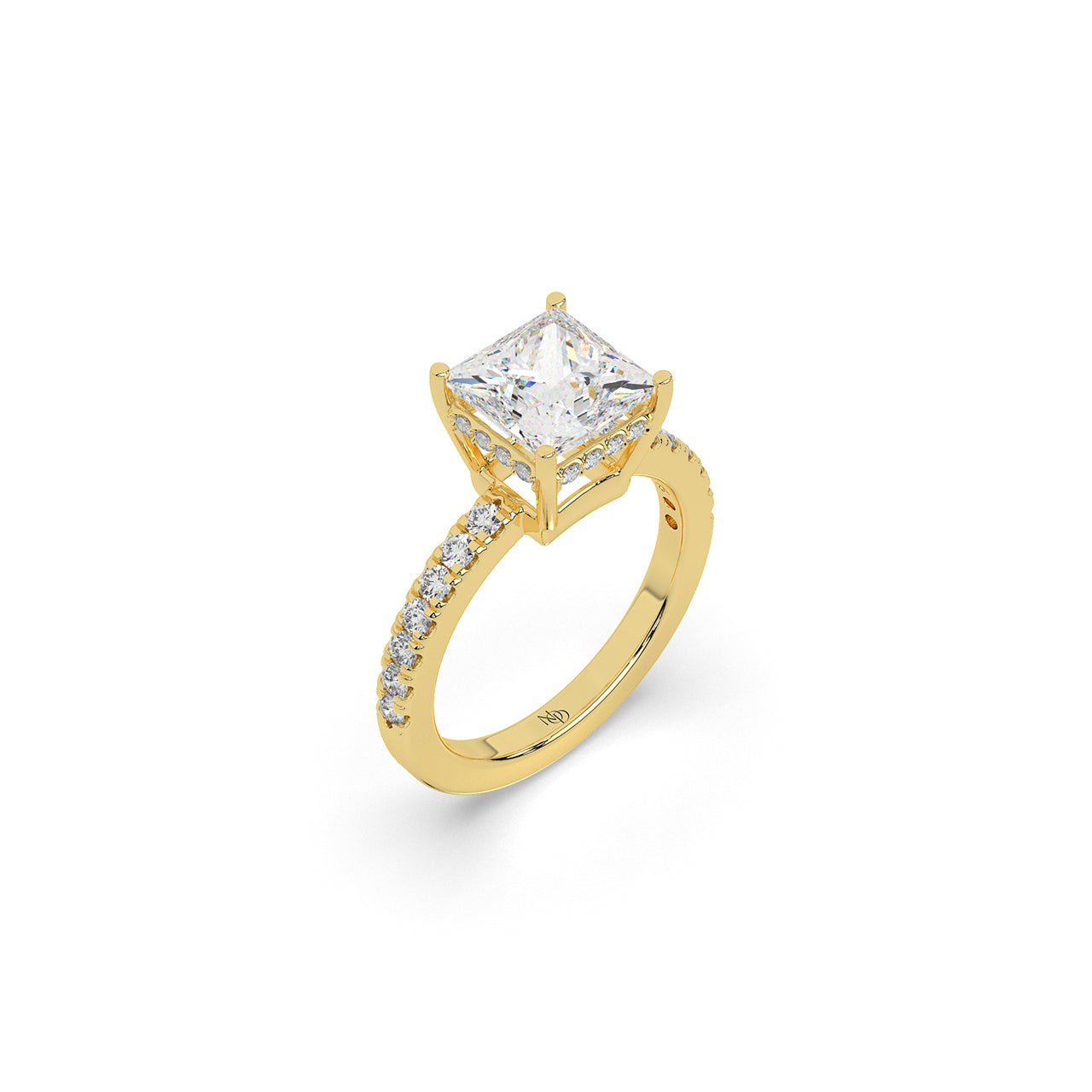 The Celeste 2 Ct Princess Solitaire Ring