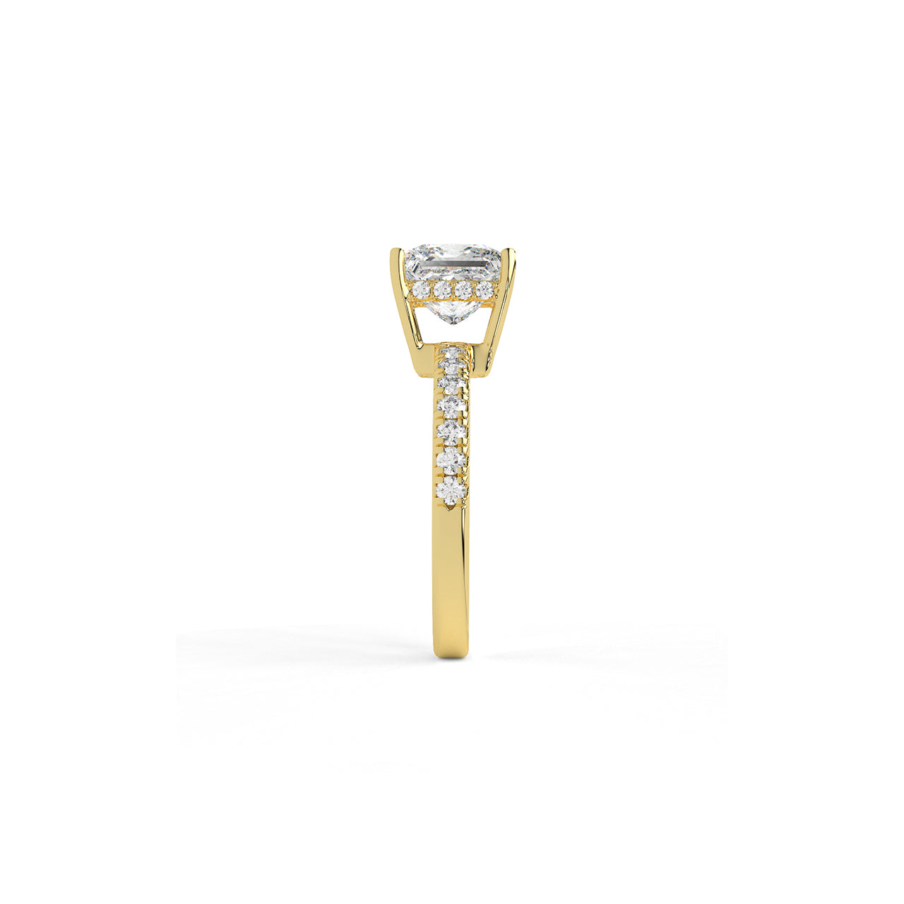 The Celeste 2 Ct Princess Solitaire Ring