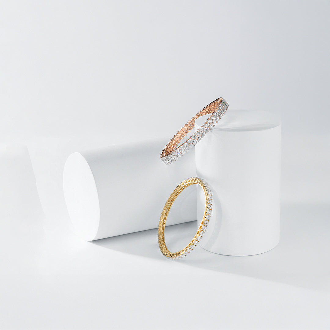 Crystal Crown Bangle