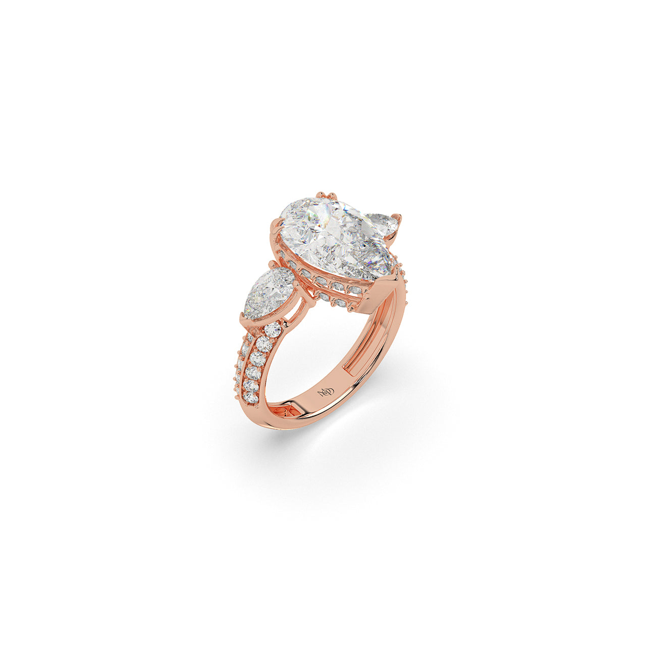 2.74 ct Luminé Arc Solitaire Ring