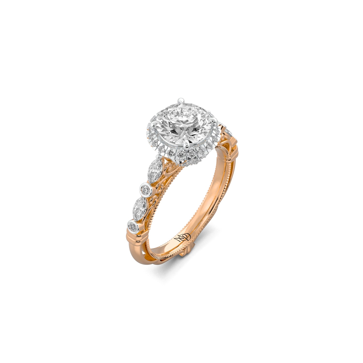 Heirloom Halo Ring
