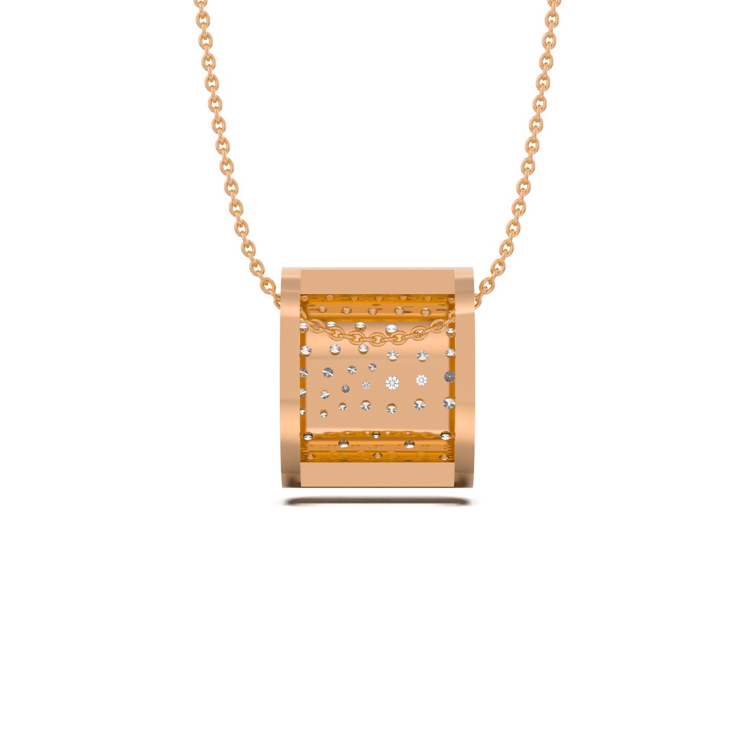 The Golden Scroll Pendant