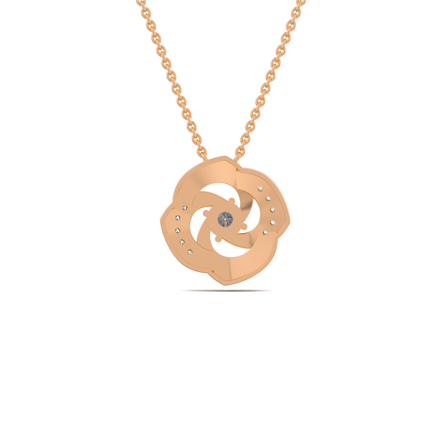 The Golden Pinwheel Pendant
