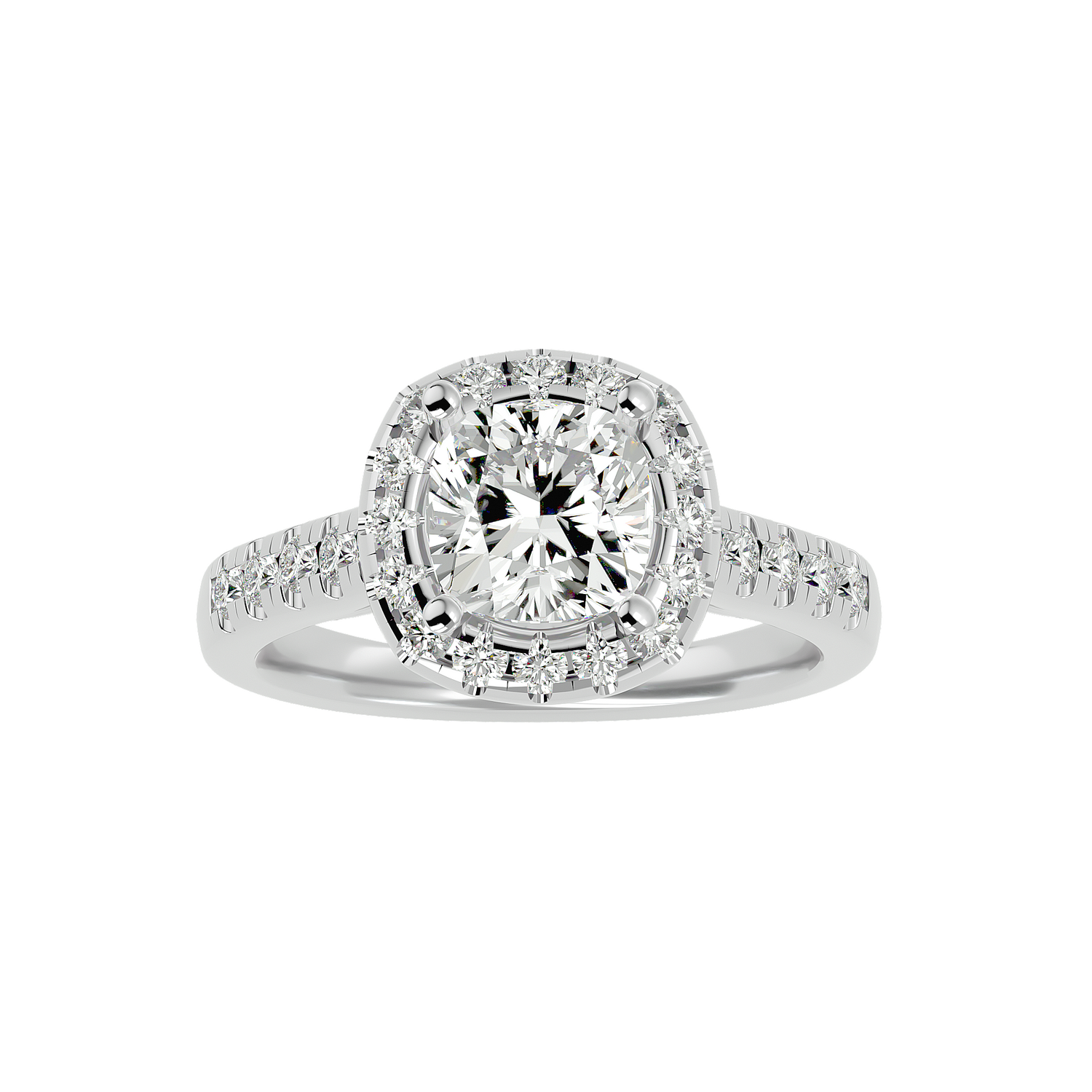 Carina Diamond Halo Ring