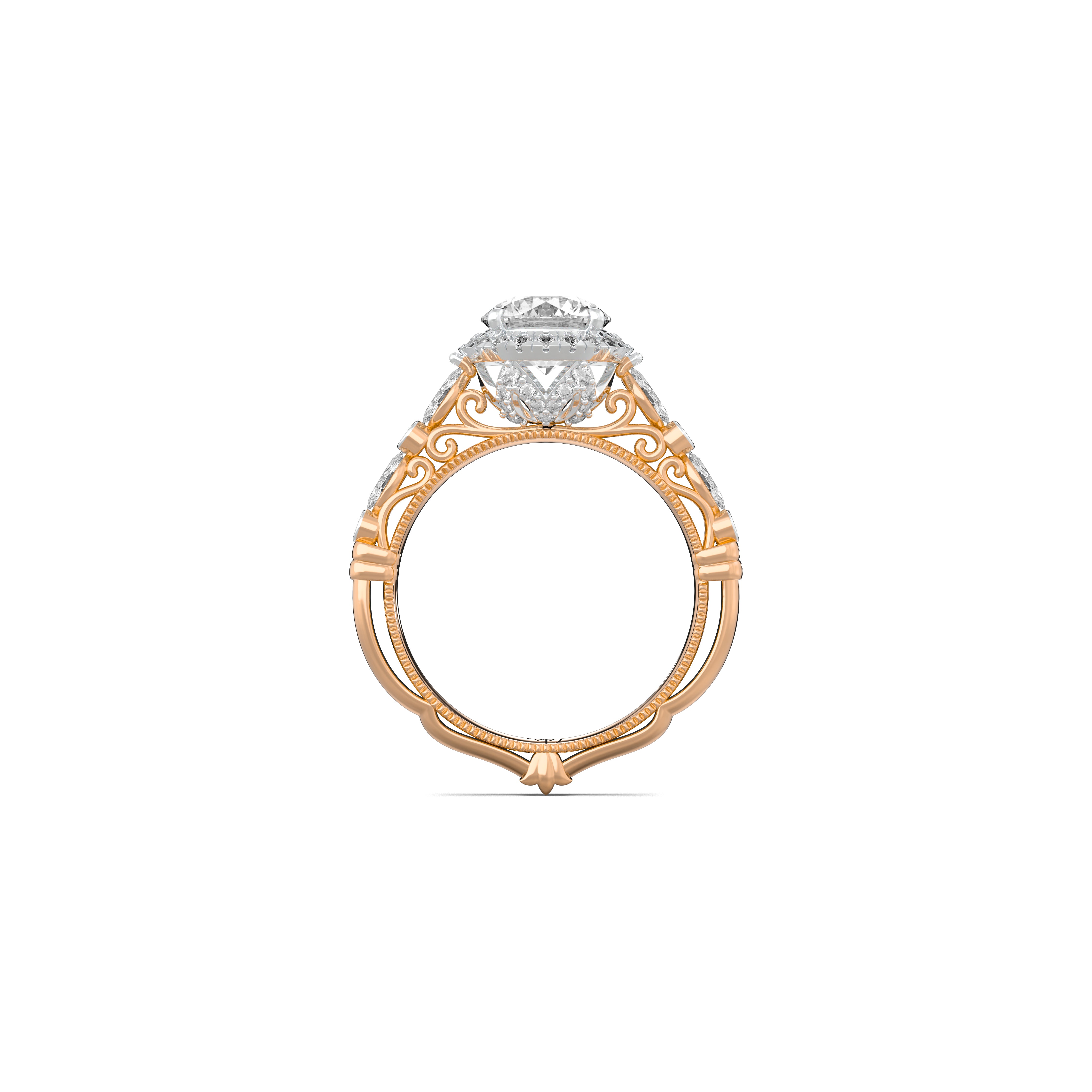 Heirloom Halo Ring