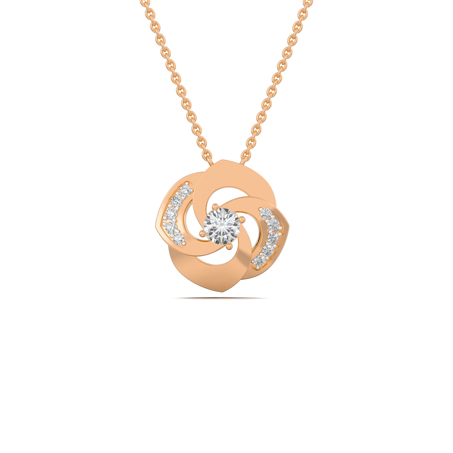 The Golden Pinwheel Pendant