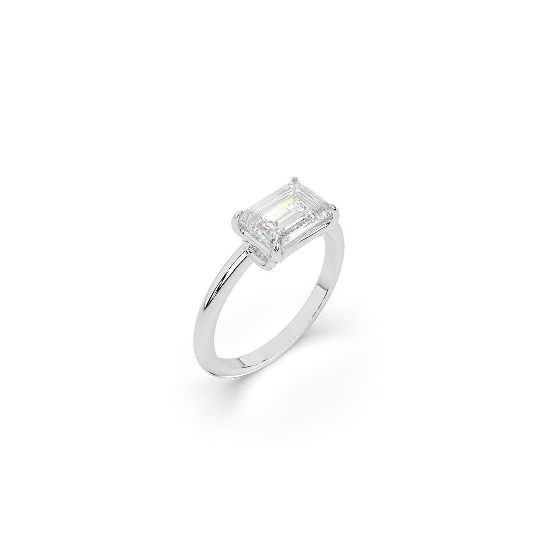 1.3 ct Elysian Emerald Solitaire Ring