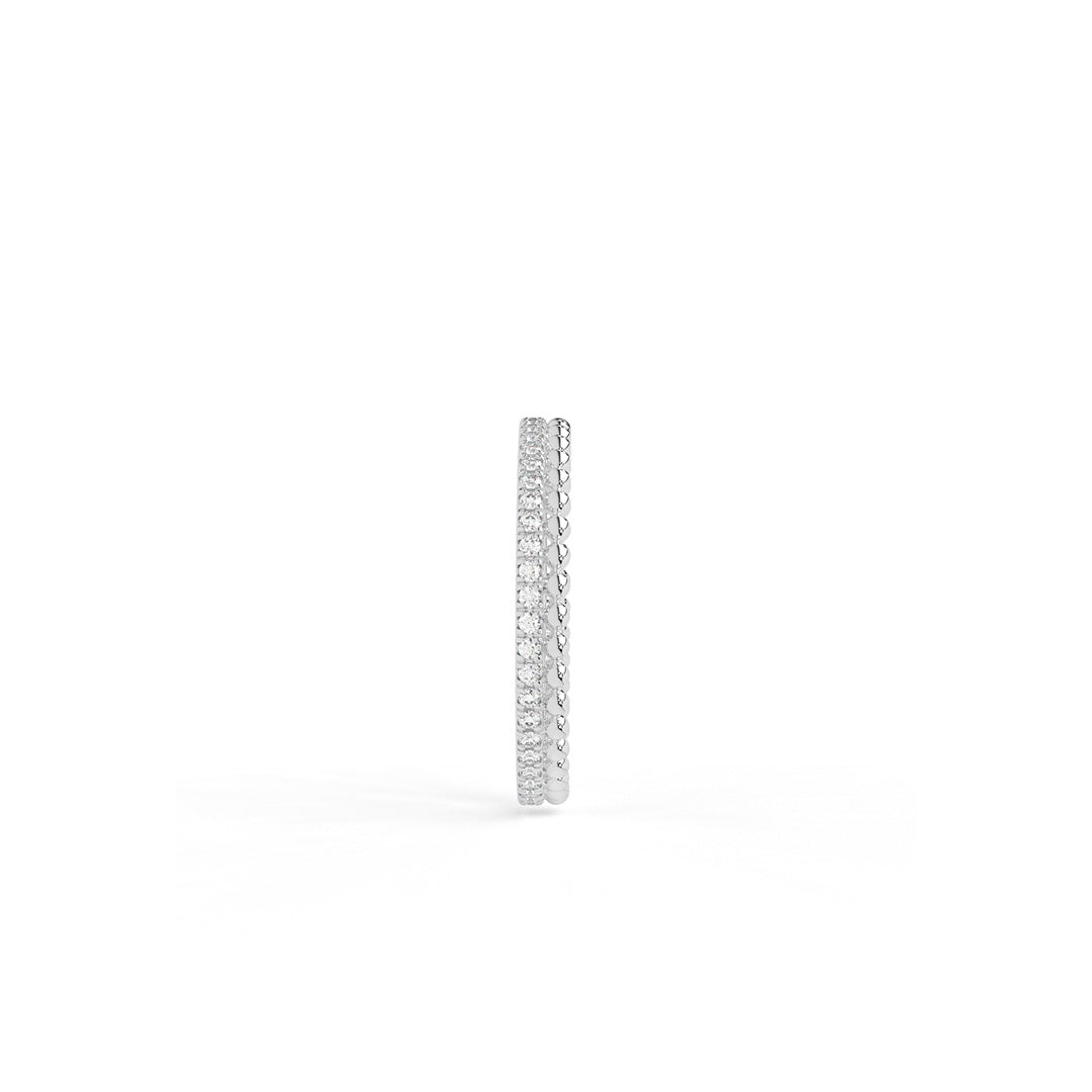 Lustre Bead Eternity Ring