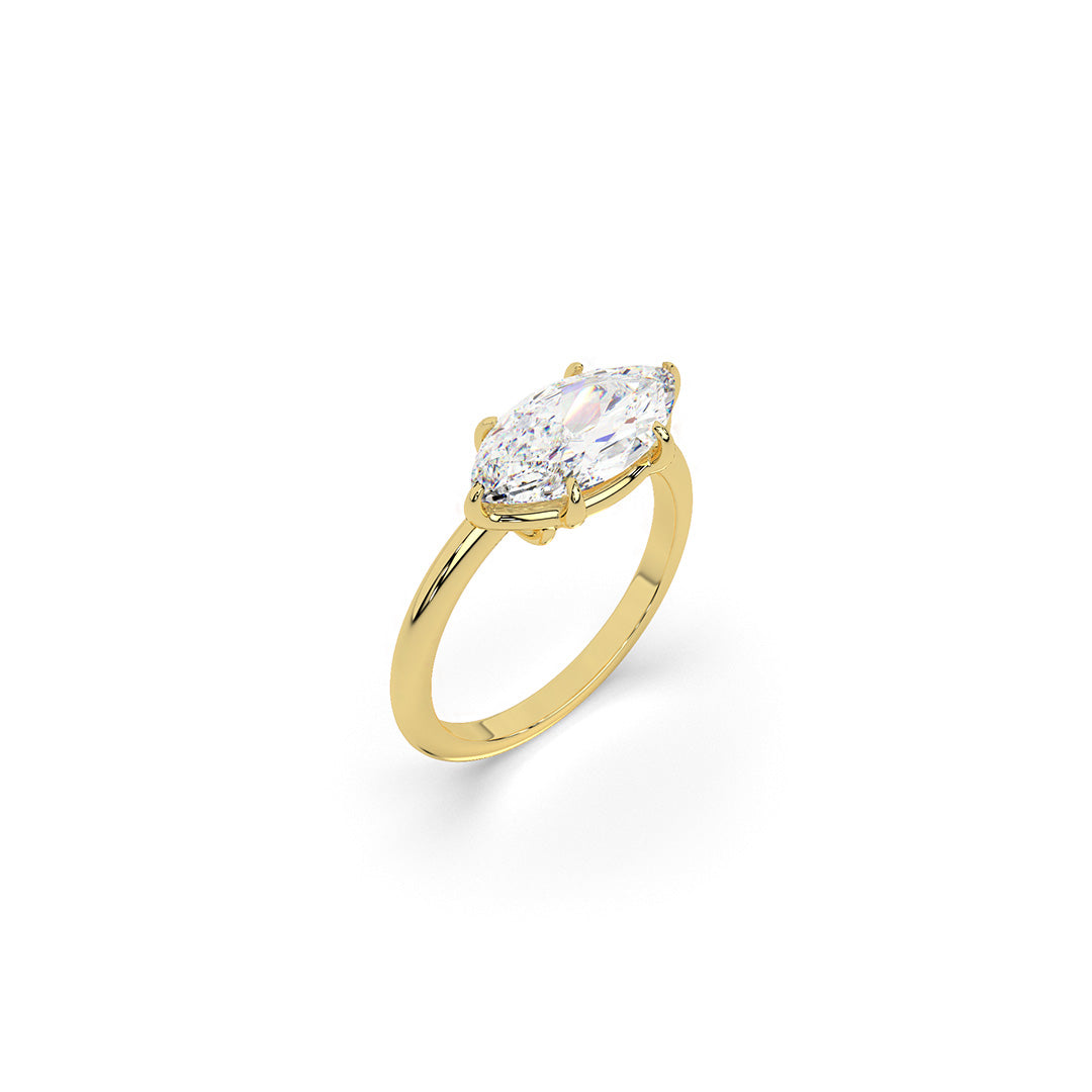 Elysian Marquise Solitaire Ring