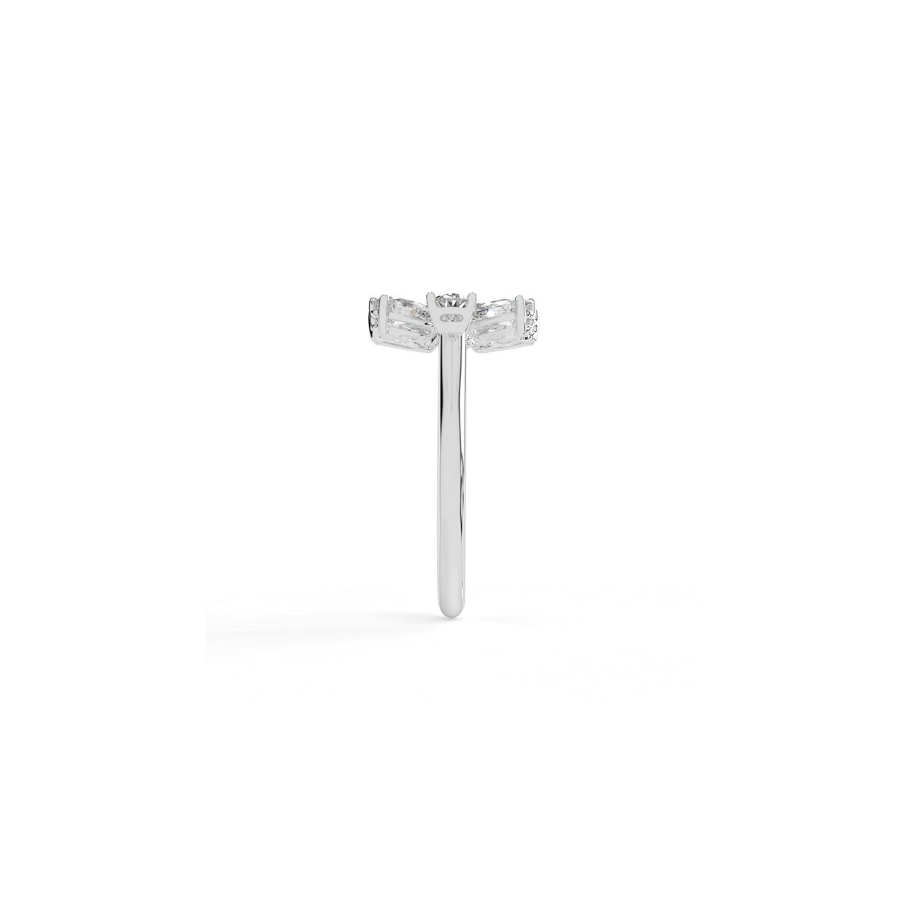 Twin Bloom Diamond Ring