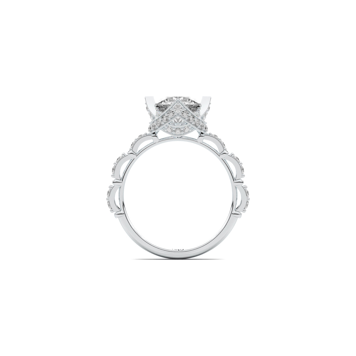 Solstice Diamond Line The Solstice Ring | Vintage Lab Grown Diamond Rings – Nodesofdestiny