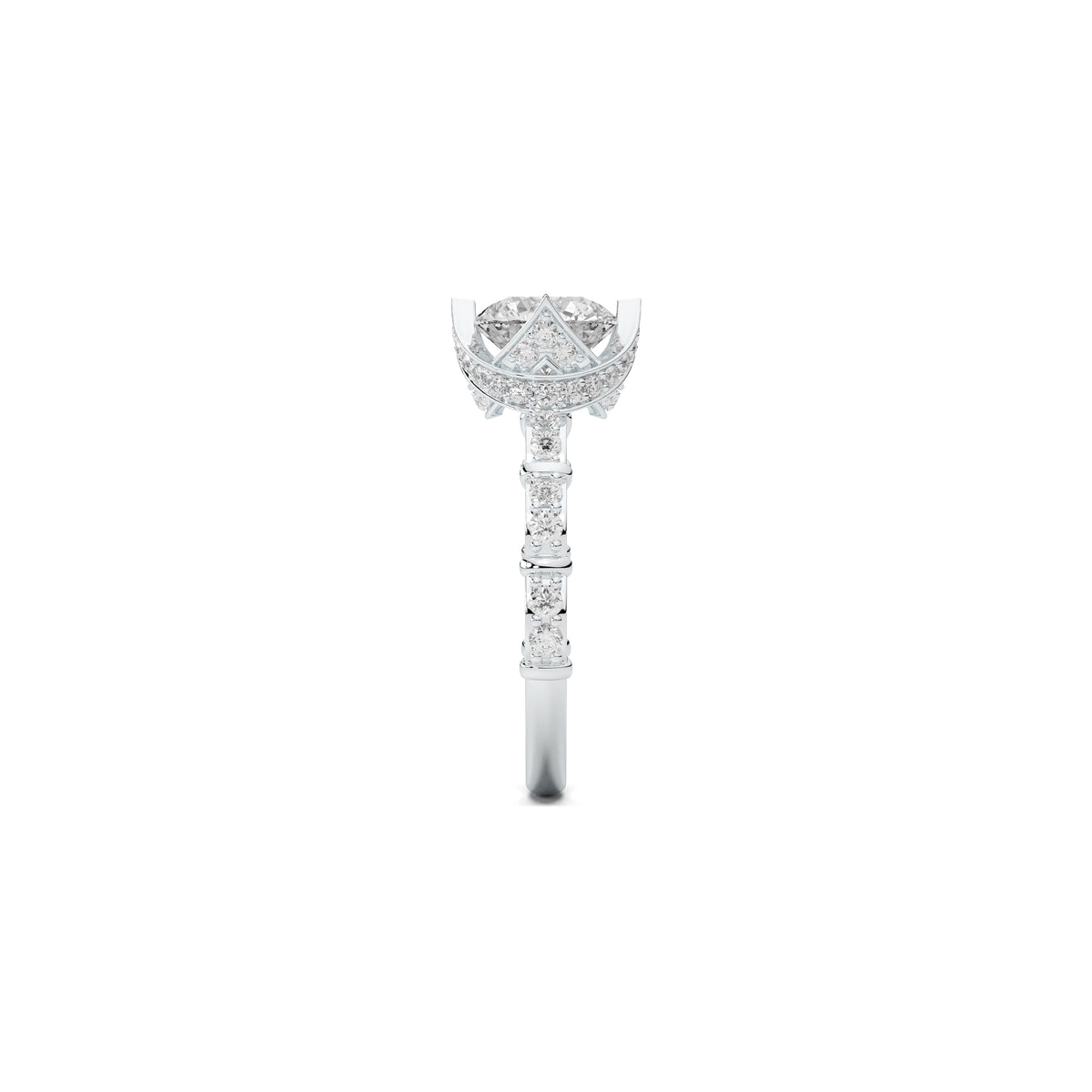 Solstice Diamond Line The Solstice Ring | Vintage Lab Grown Diamond Rings – Nodesofdestiny
