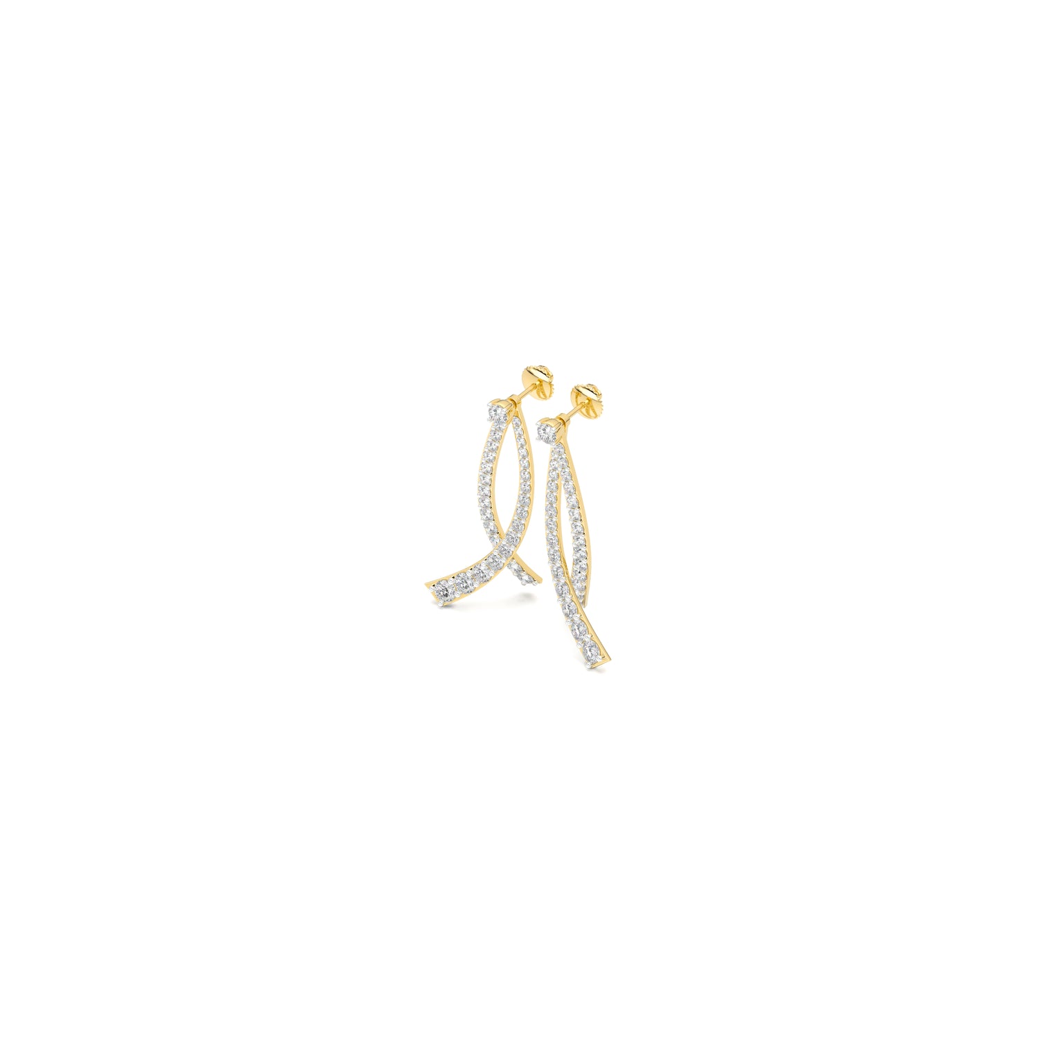 Cross My Path Earrings