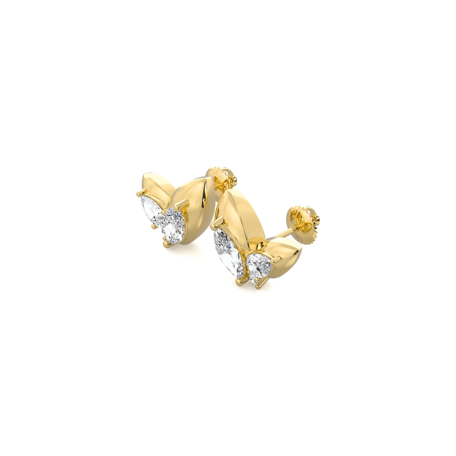 Twin Leaf Studs