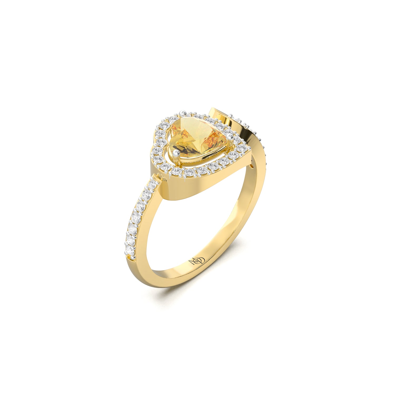 Heart On Hold Ring