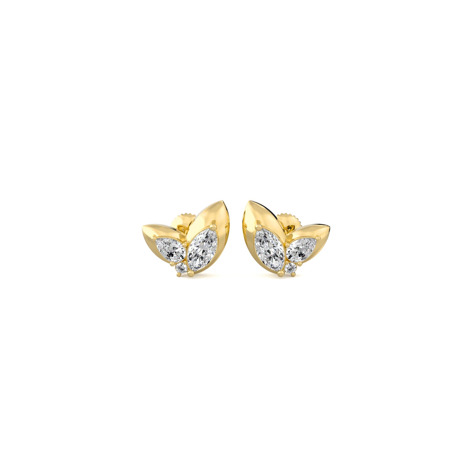 Twin Leaf Studs